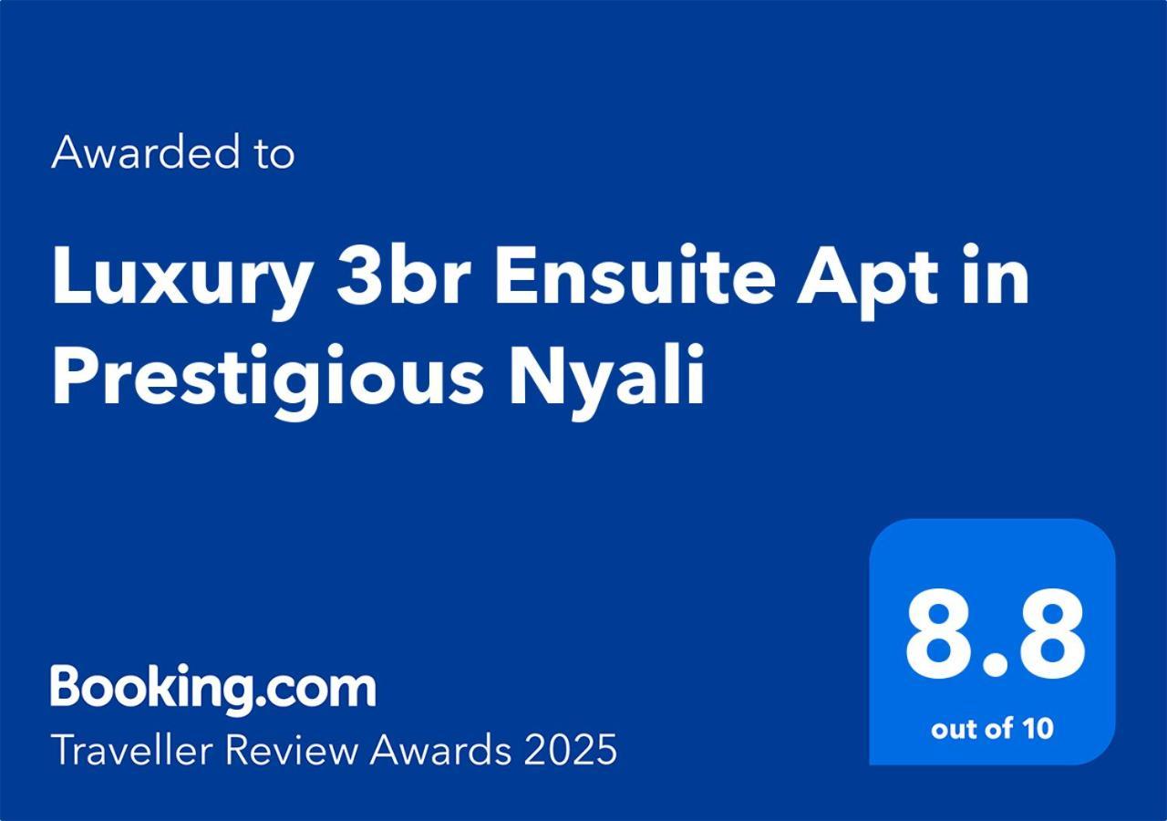 Luxury 3Br Ensuite Apt In Prestigious Nyali Mombasa Ngoại thất bức ảnh